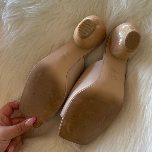 Designer Ana Palma tan mules - Picture 4 of 5